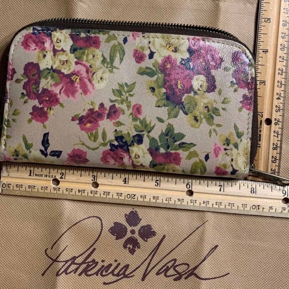 Patricia Nash Leather “Antique Rose” Wallet.